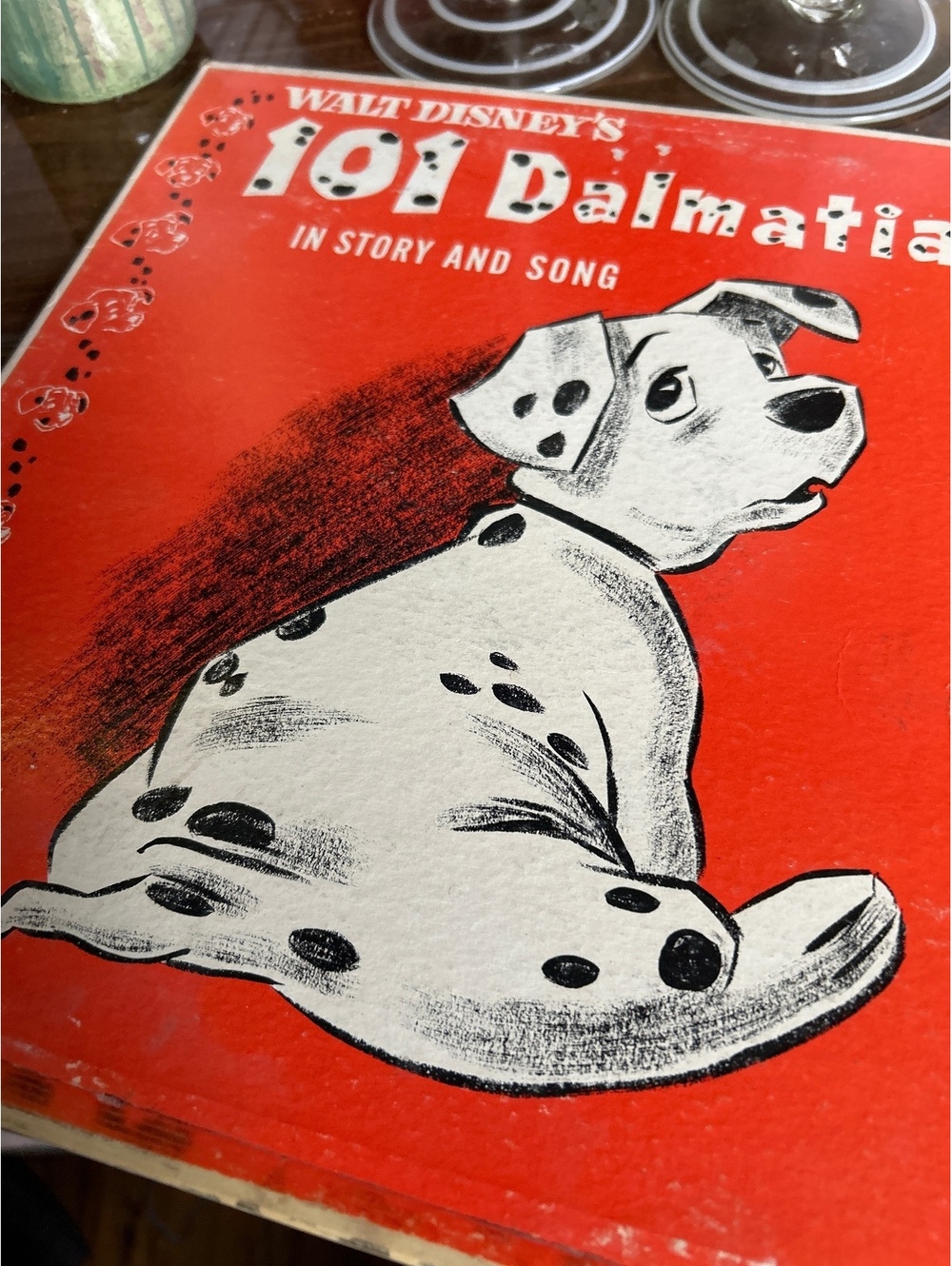 Walt Disney's 101 Dalmatians Vinyl Record in Story and Song